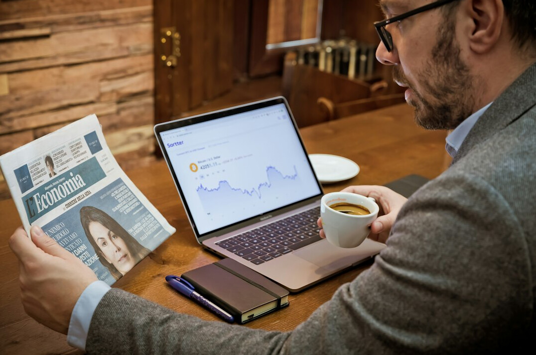 data analyst reviewing charts